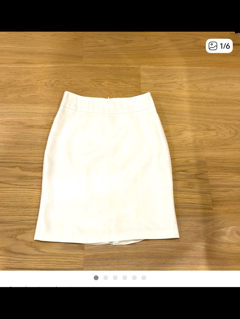 Classic White Women's Pencil Skirt